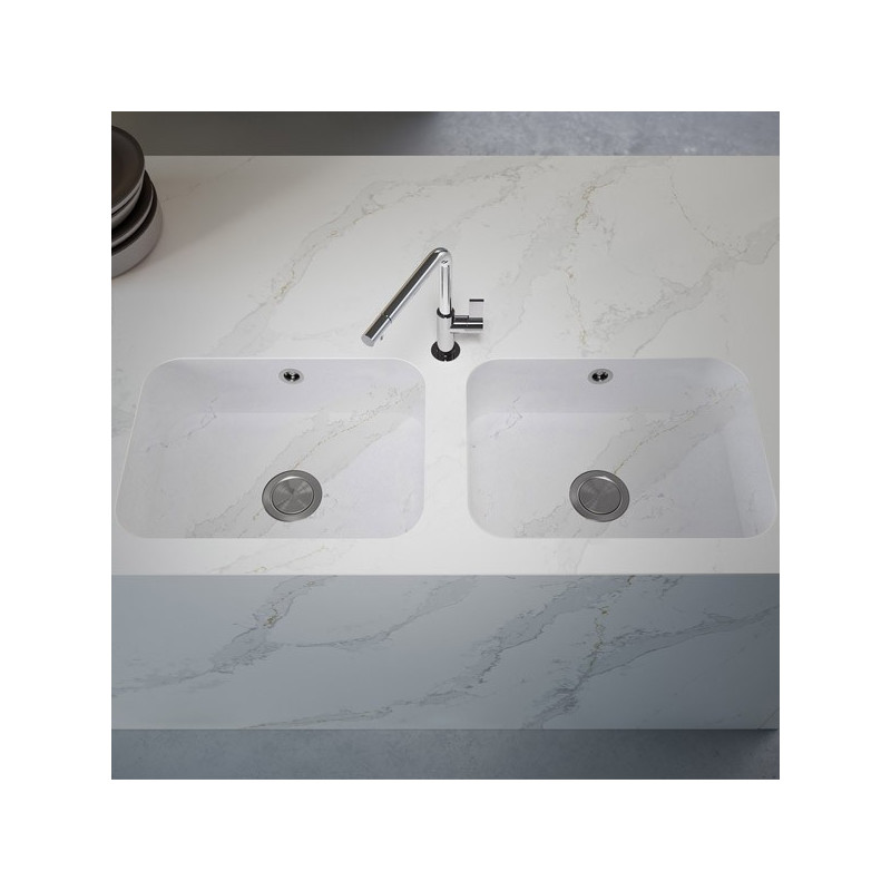 Plan de travail en Quartz Silestone® Eternal calacatta gold